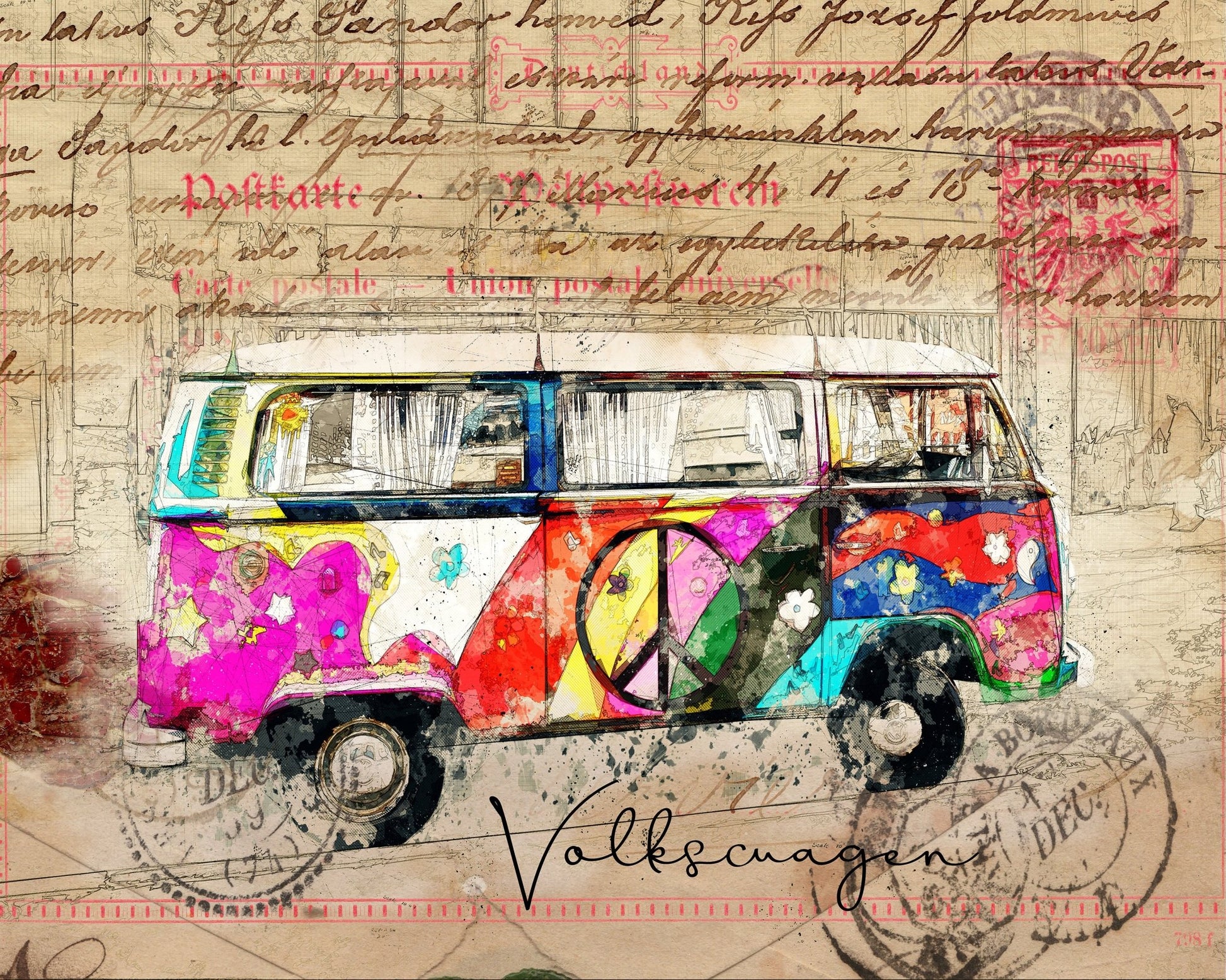 VW Combi Art