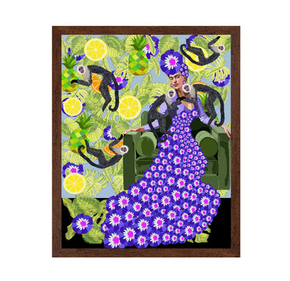 Frida in the Garden