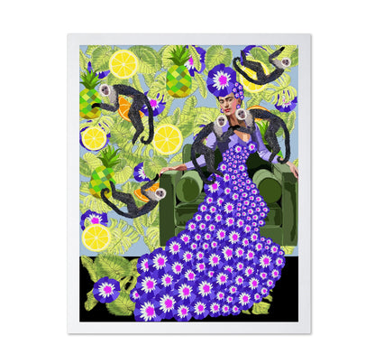 Frida in the Garden