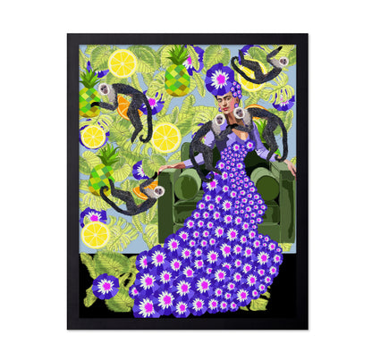Frida in the Garden