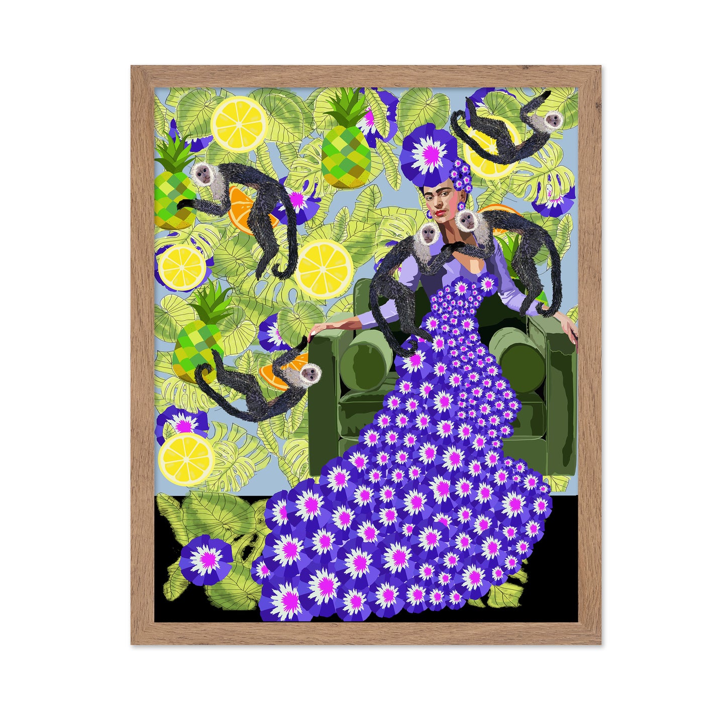 Frida in the Garden