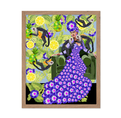 Frida in the Garden