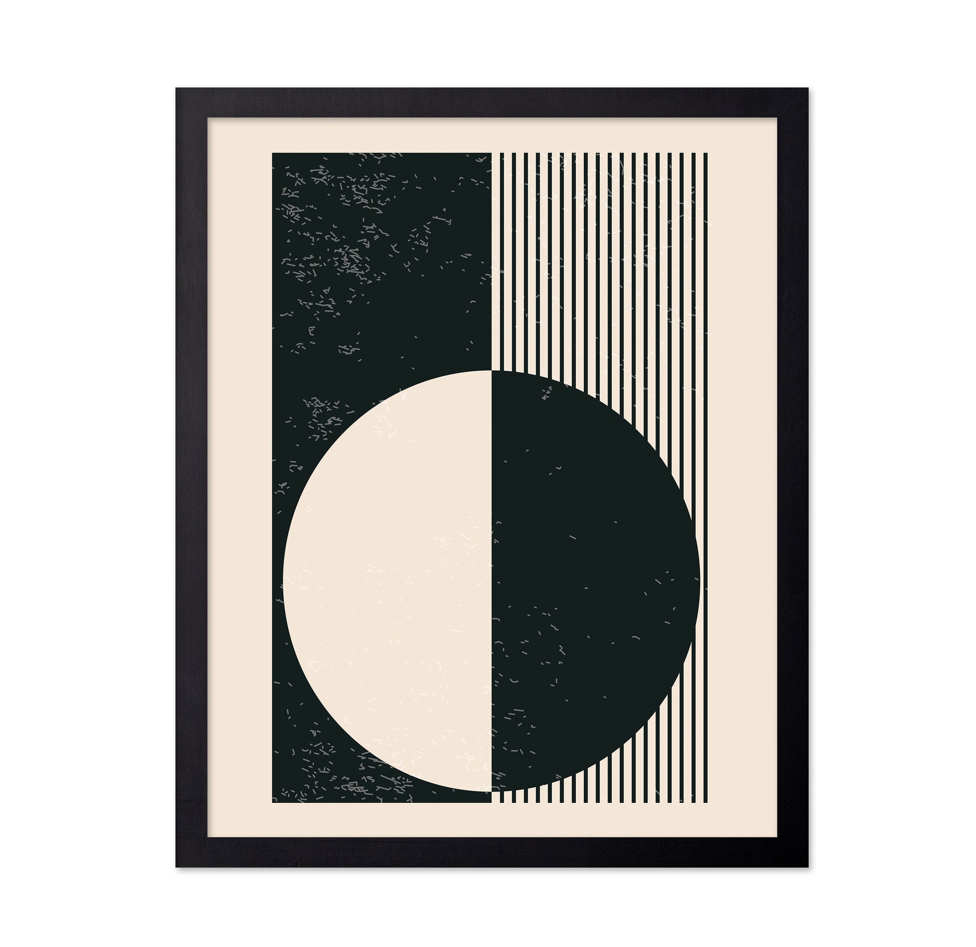 Black and White Planets Series No 1