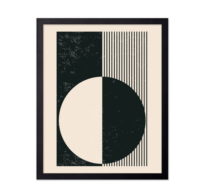 Black and White Planets Series No 1