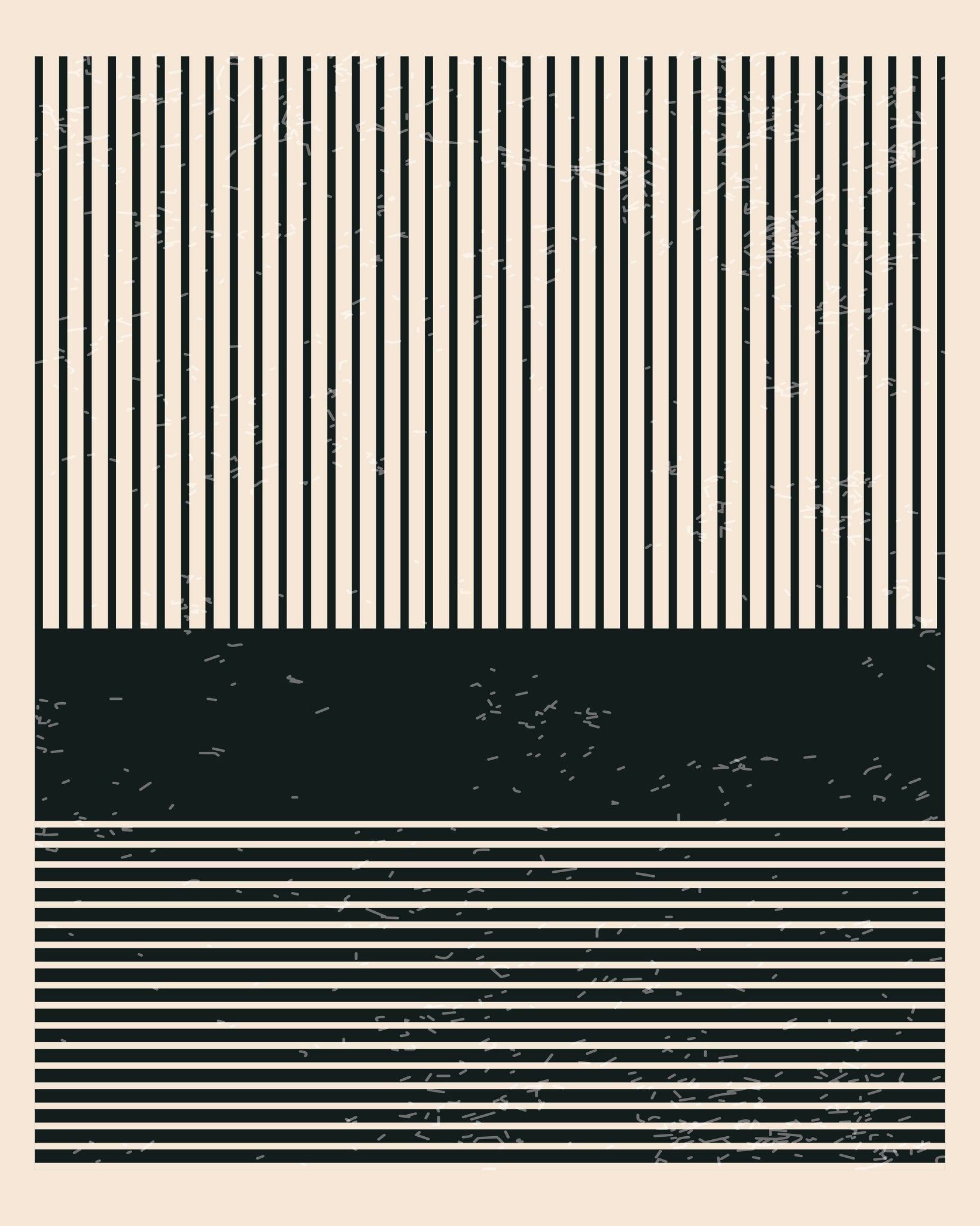 Black and White Minimal Series No 1