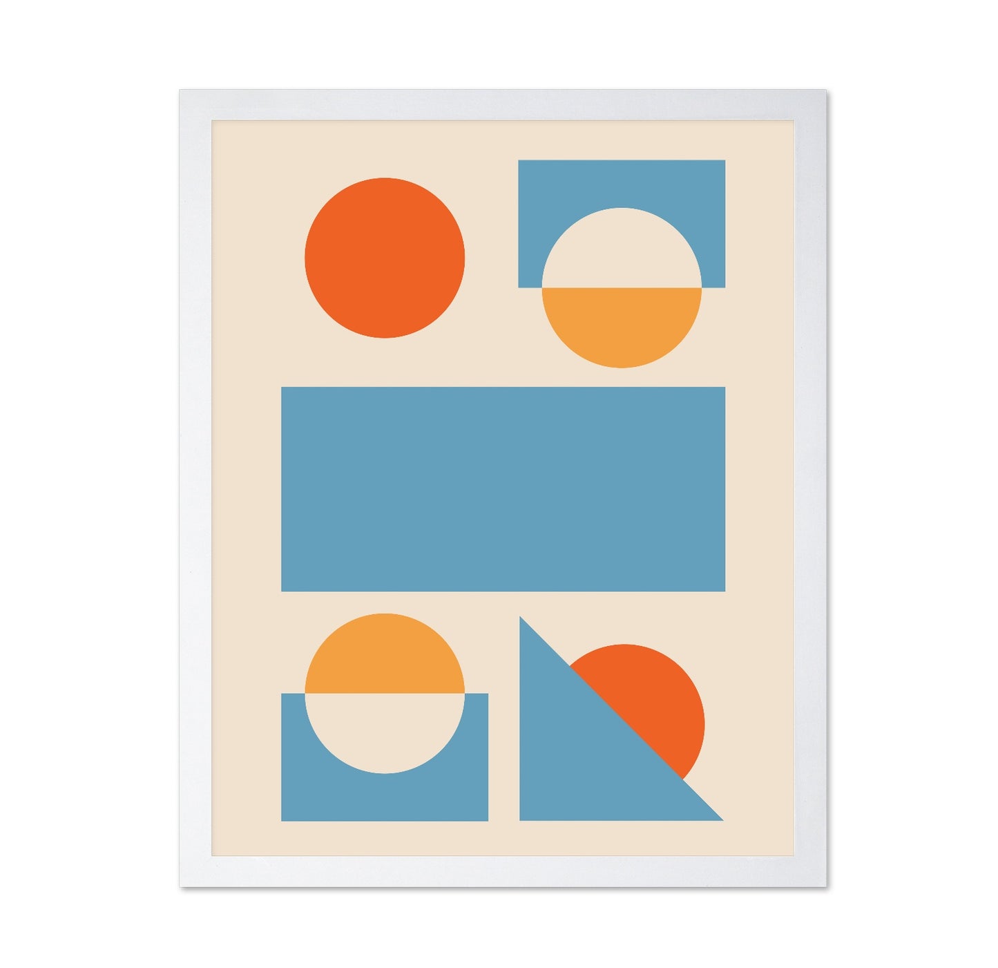 Bright Minimal Shapes Series No 2