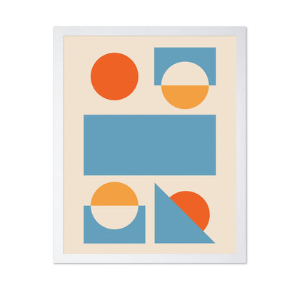 Bright Minimal Shapes Series No 2