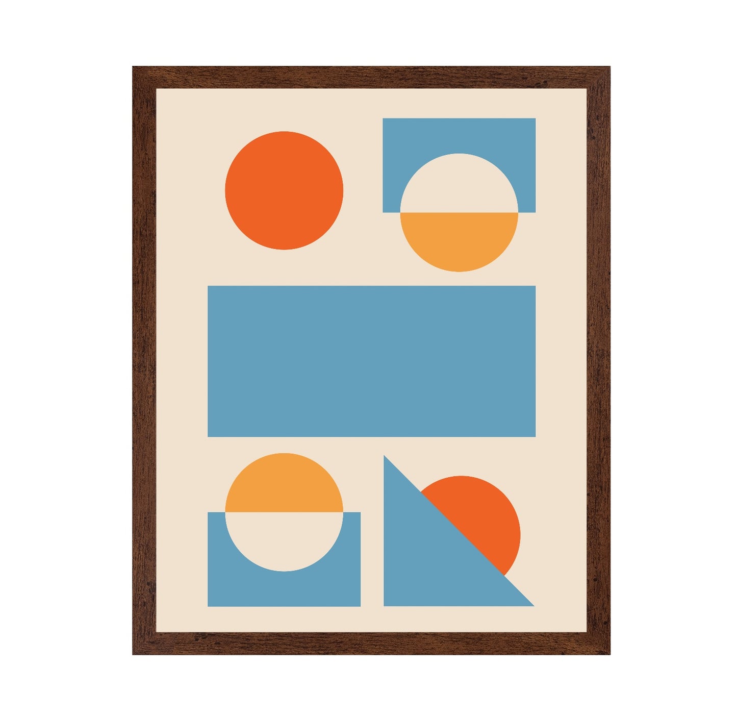 Bright Minimal Shapes Series No 2