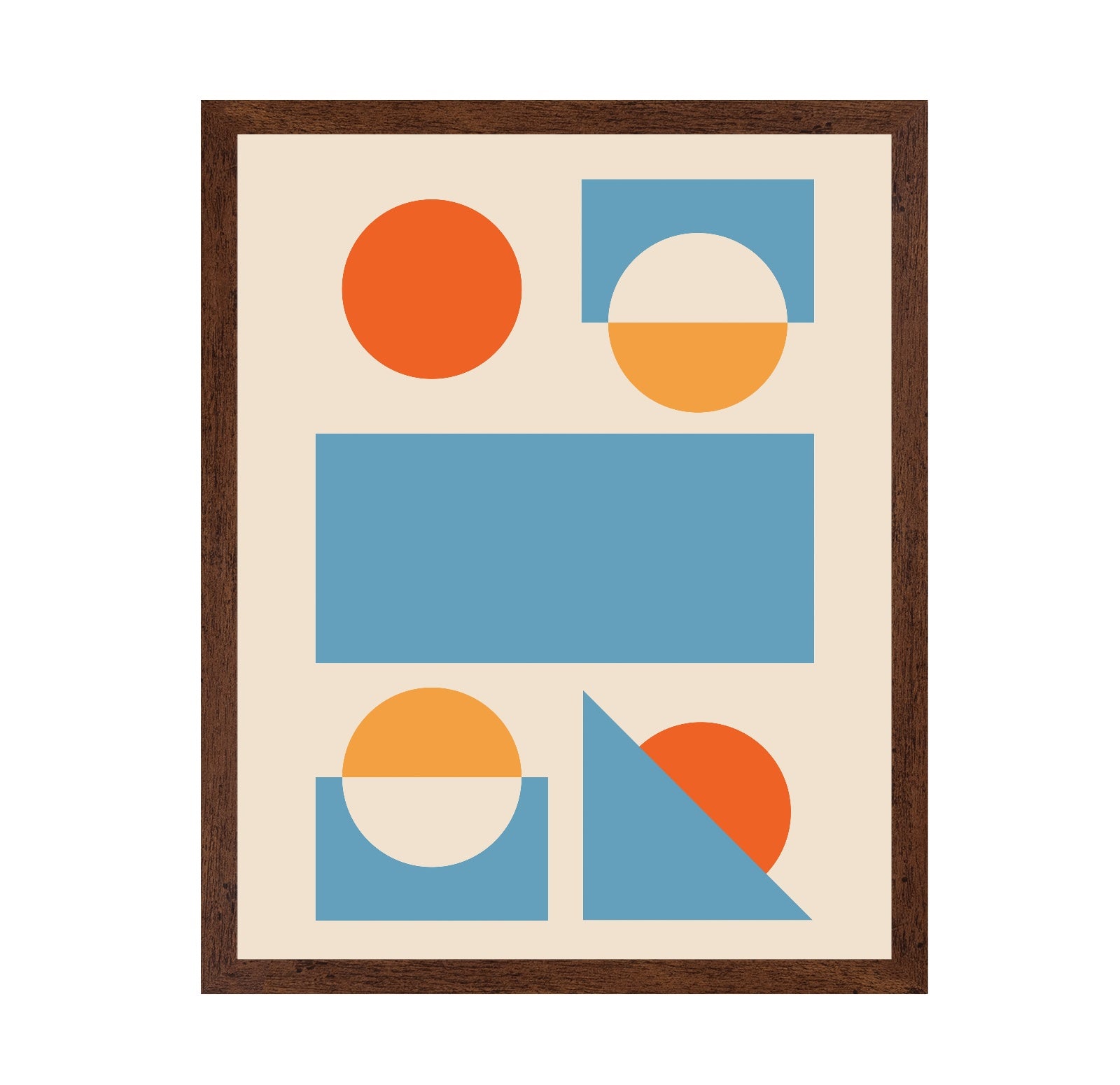 Bright Minimal Shapes Series No 2