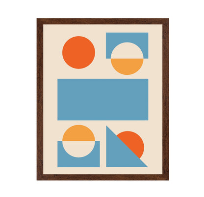 Bright Minimal Shapes Series No 2