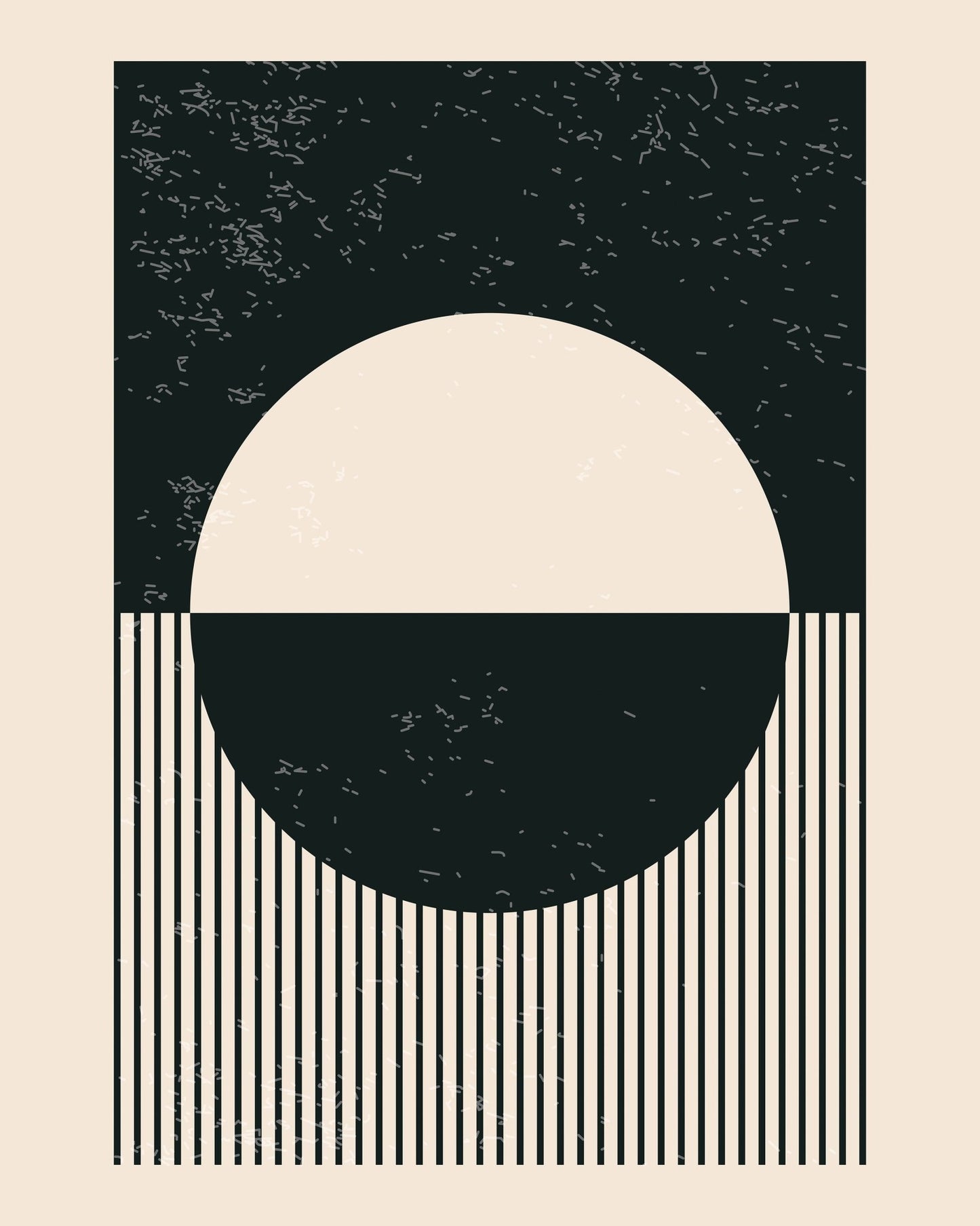 Black and White Planets Series No 2