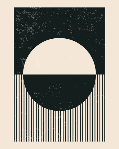 Black and White Planets Series No 2
