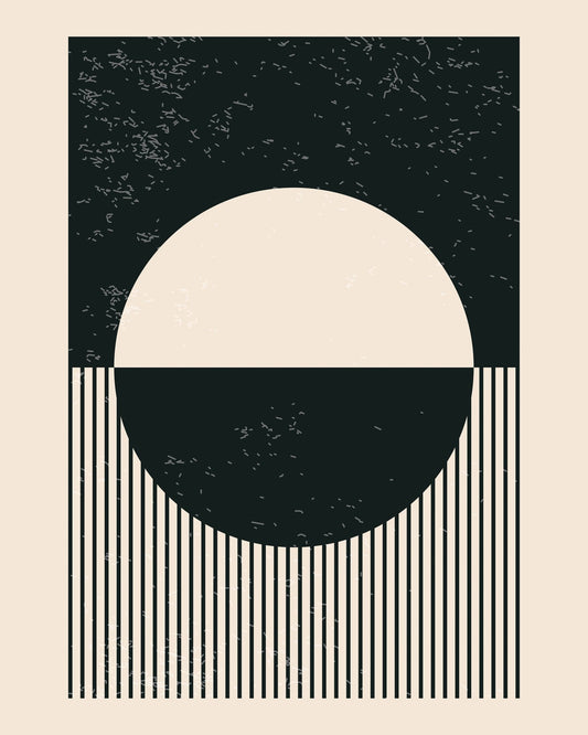 Black and White Planets Series No 2