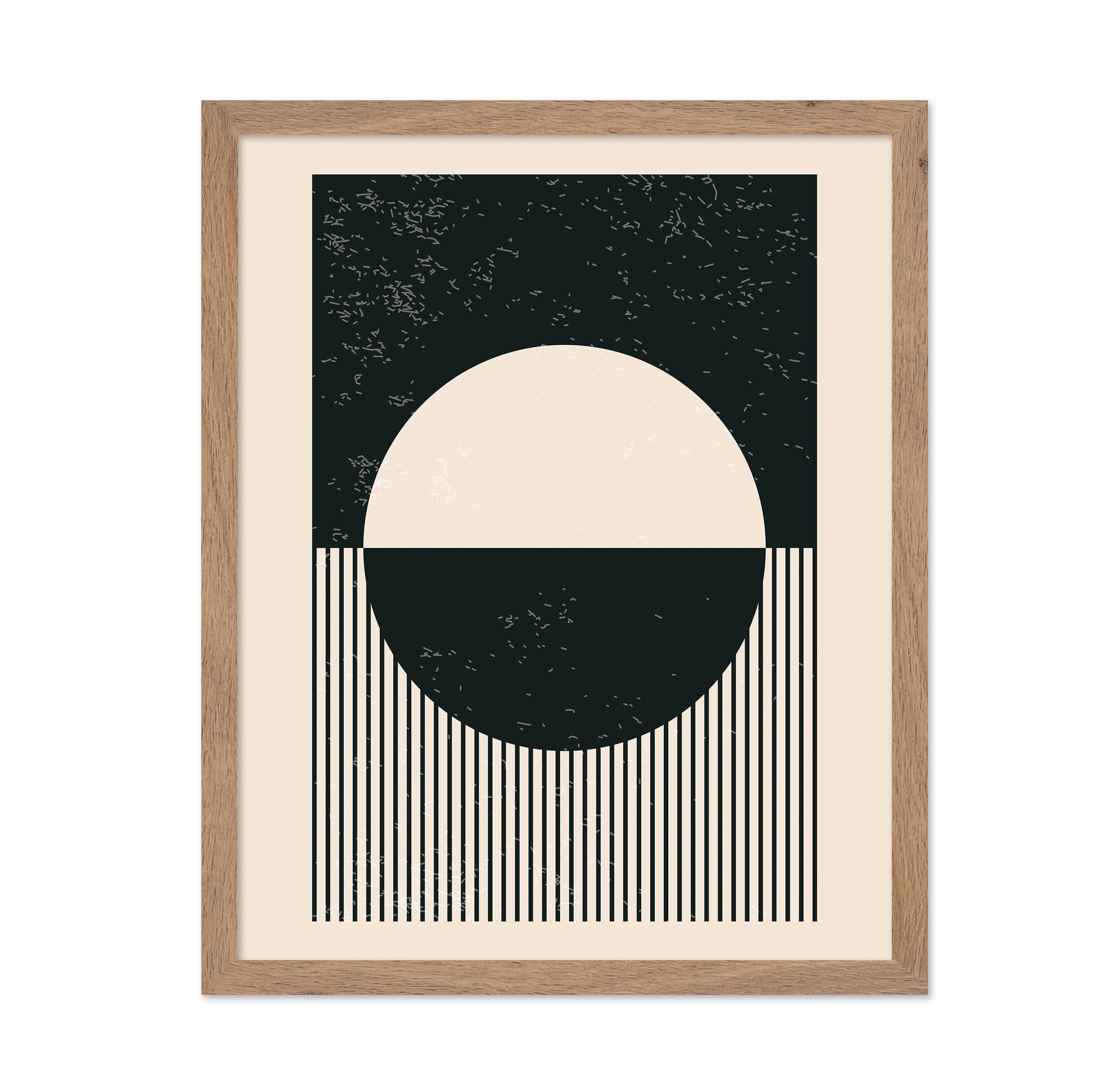 Black and White Planets Series No 2