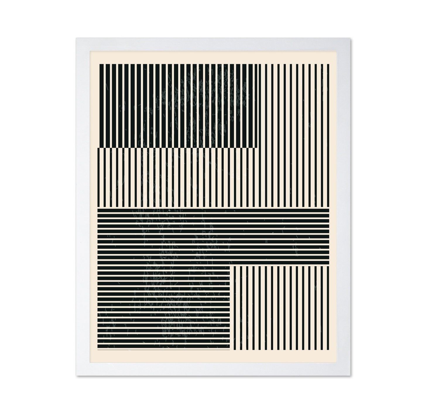 Black and White Geometric Shapes No 1