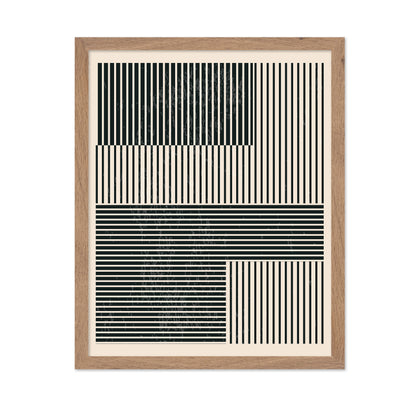 Black and White Geometric Shapes No 1