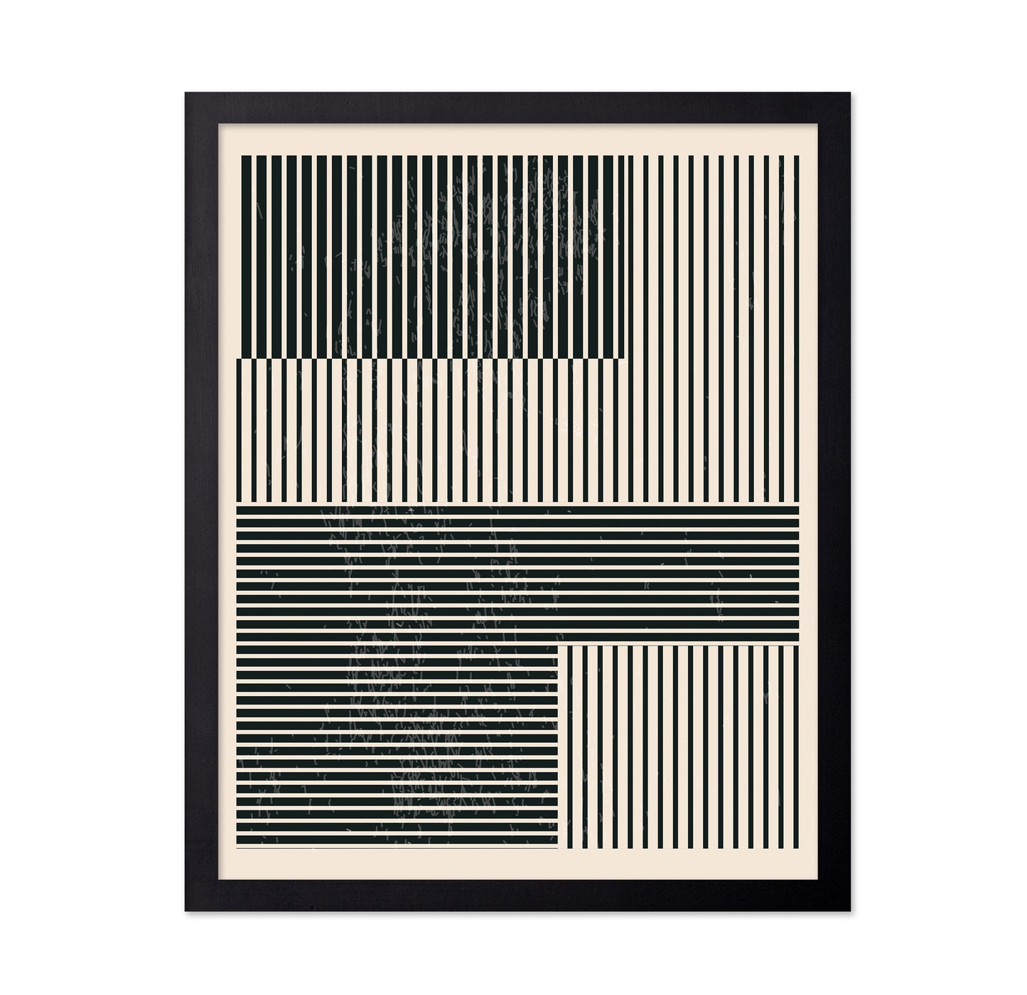 Black and White Geometric Shapes No 1