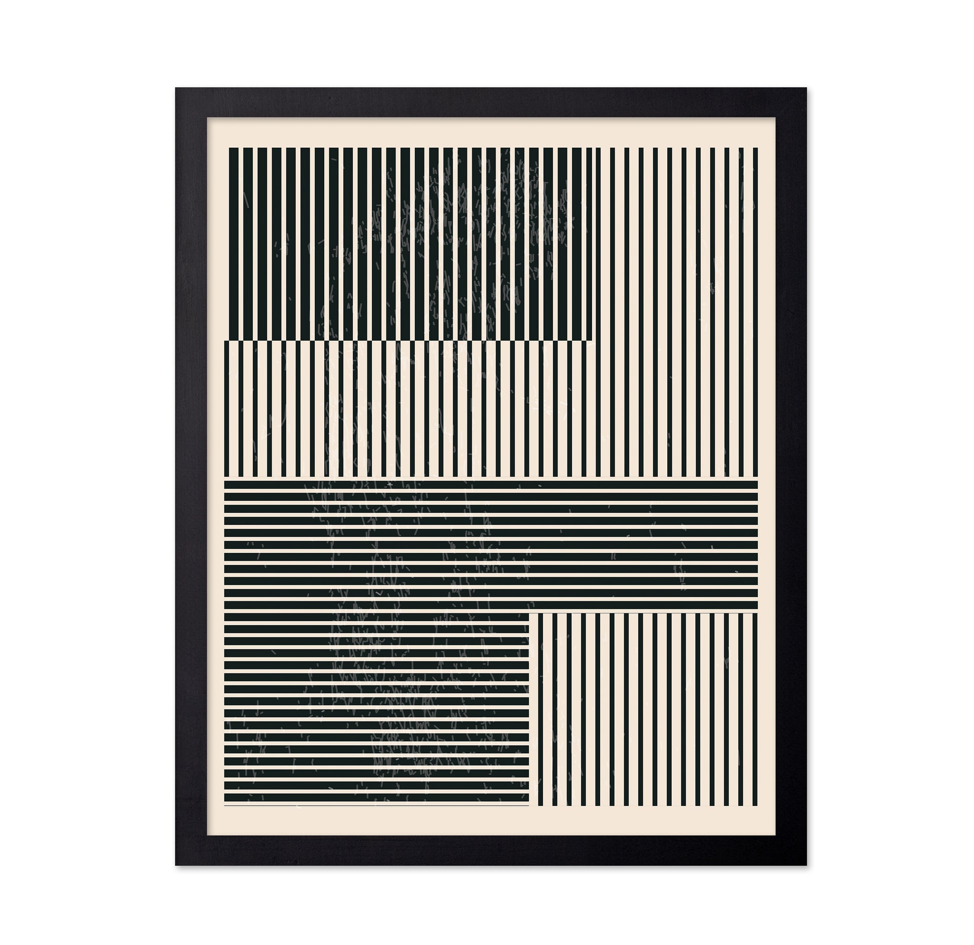 Black and White Geometric Shapes No 1