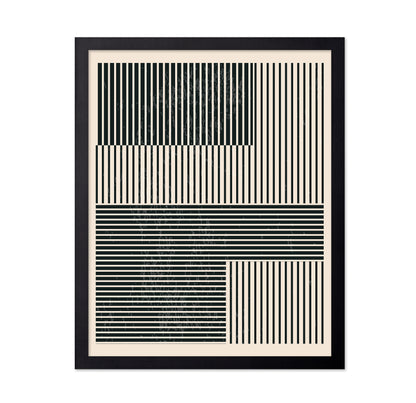 Black and White Geometric Shapes No 1