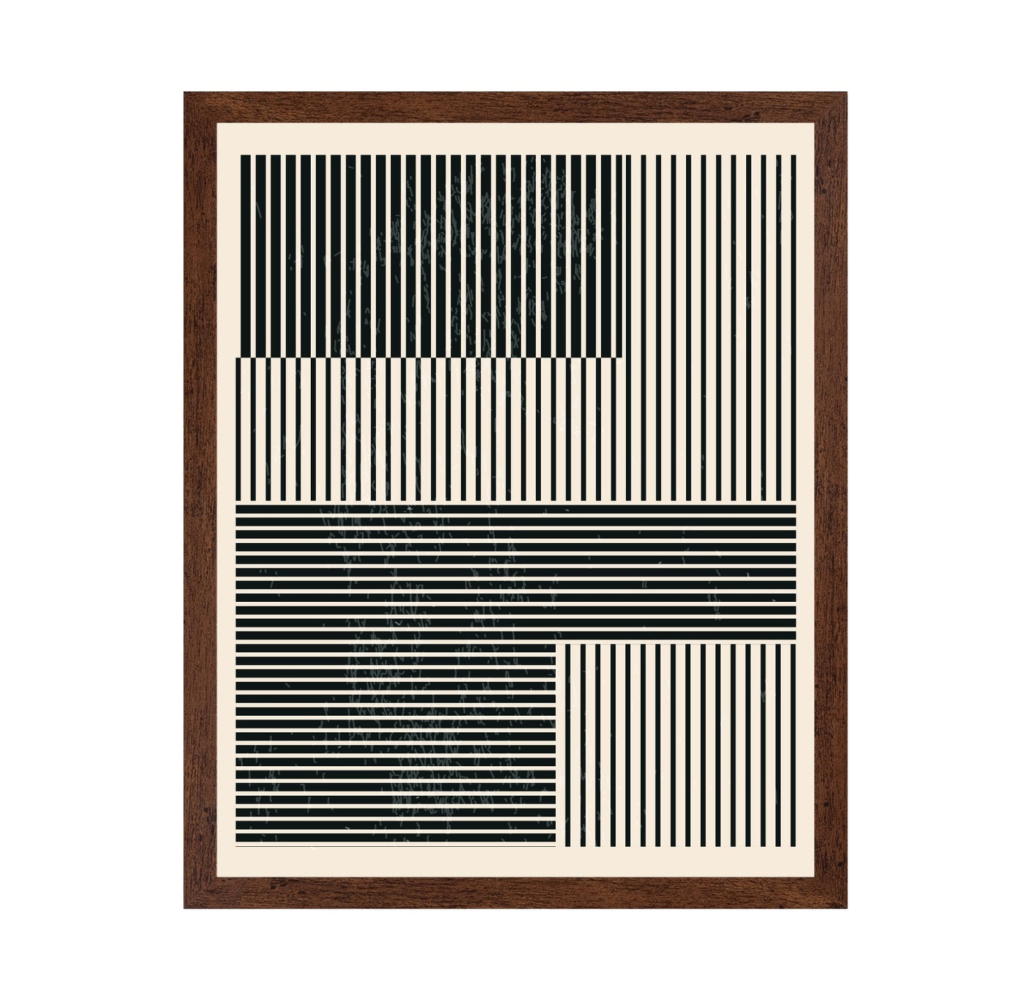Black and White Geometric Shapes No 1