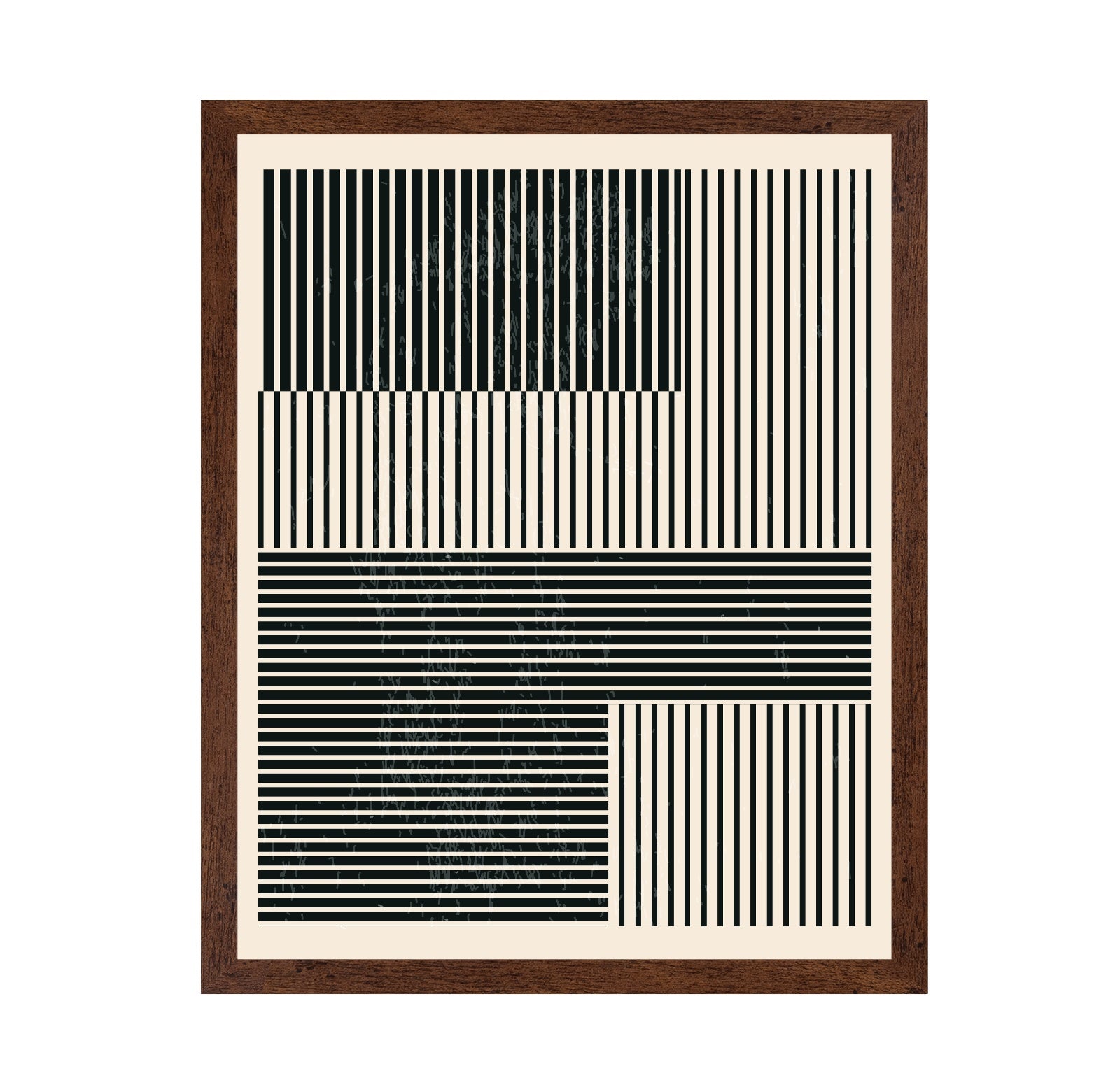 Black and White Geometric Shapes No 1
