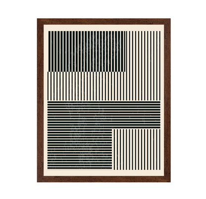 Black and White Geometric Shapes No 1