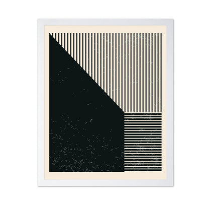 Black and White Geometric Shapes No 3
