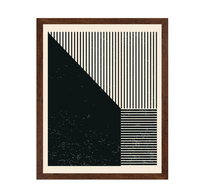 Black and White Geometric Shapes No 3