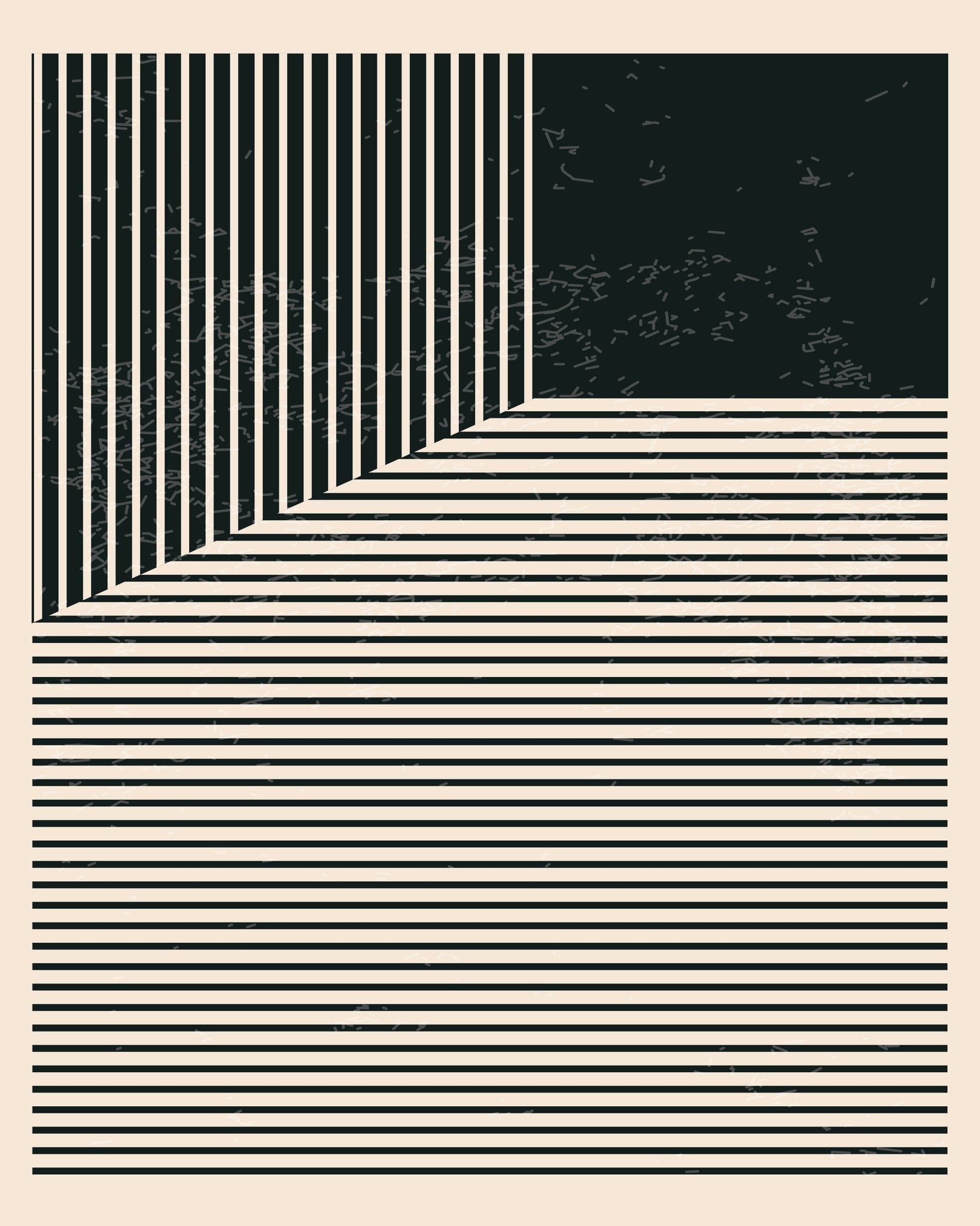 Black and White Line Series No 4