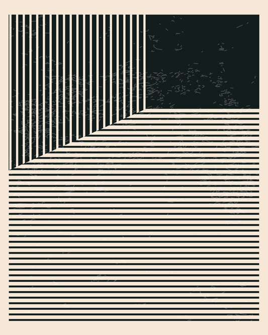 Black and White Line Series No 4