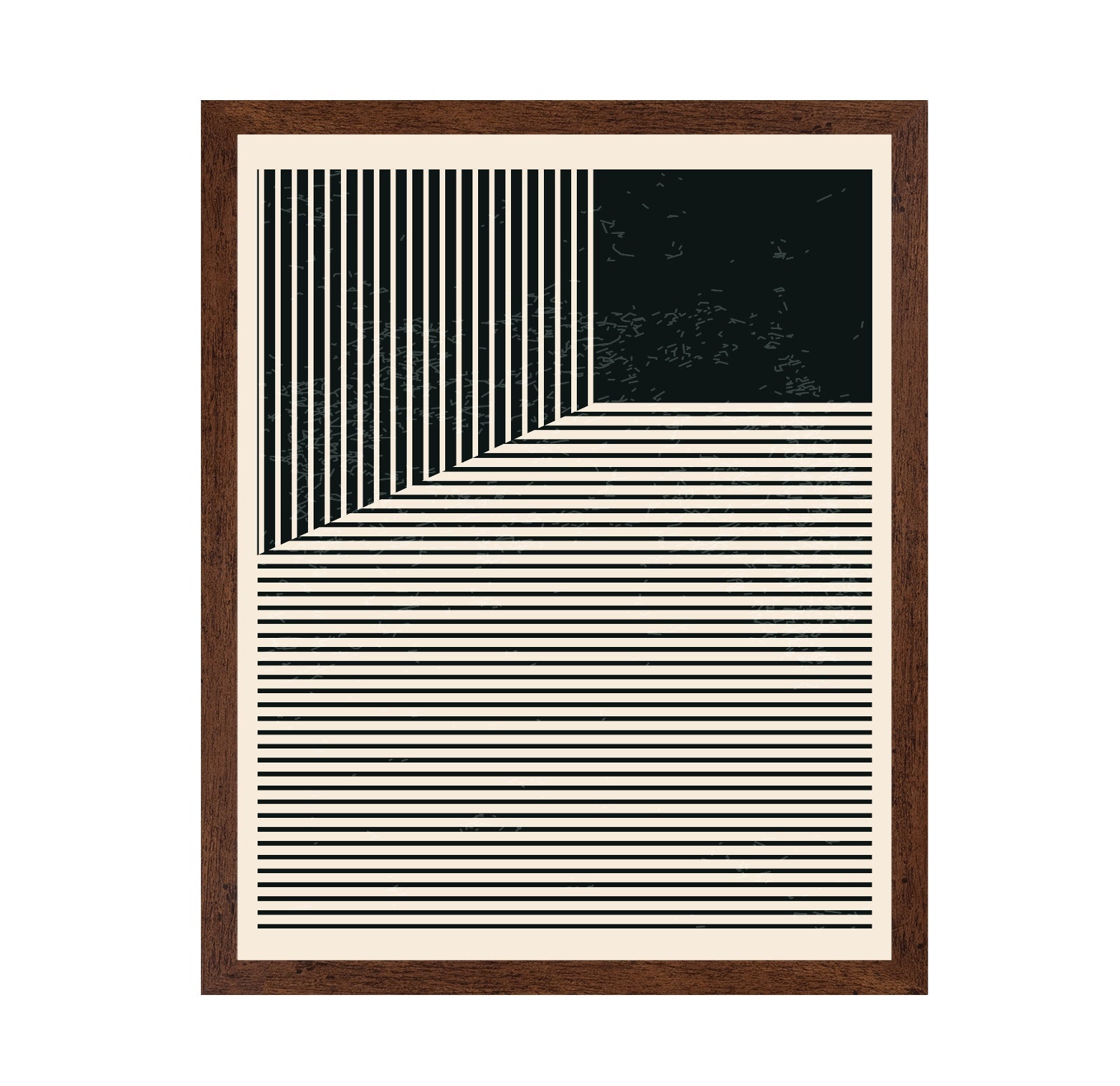 Black and White Line Series No 4