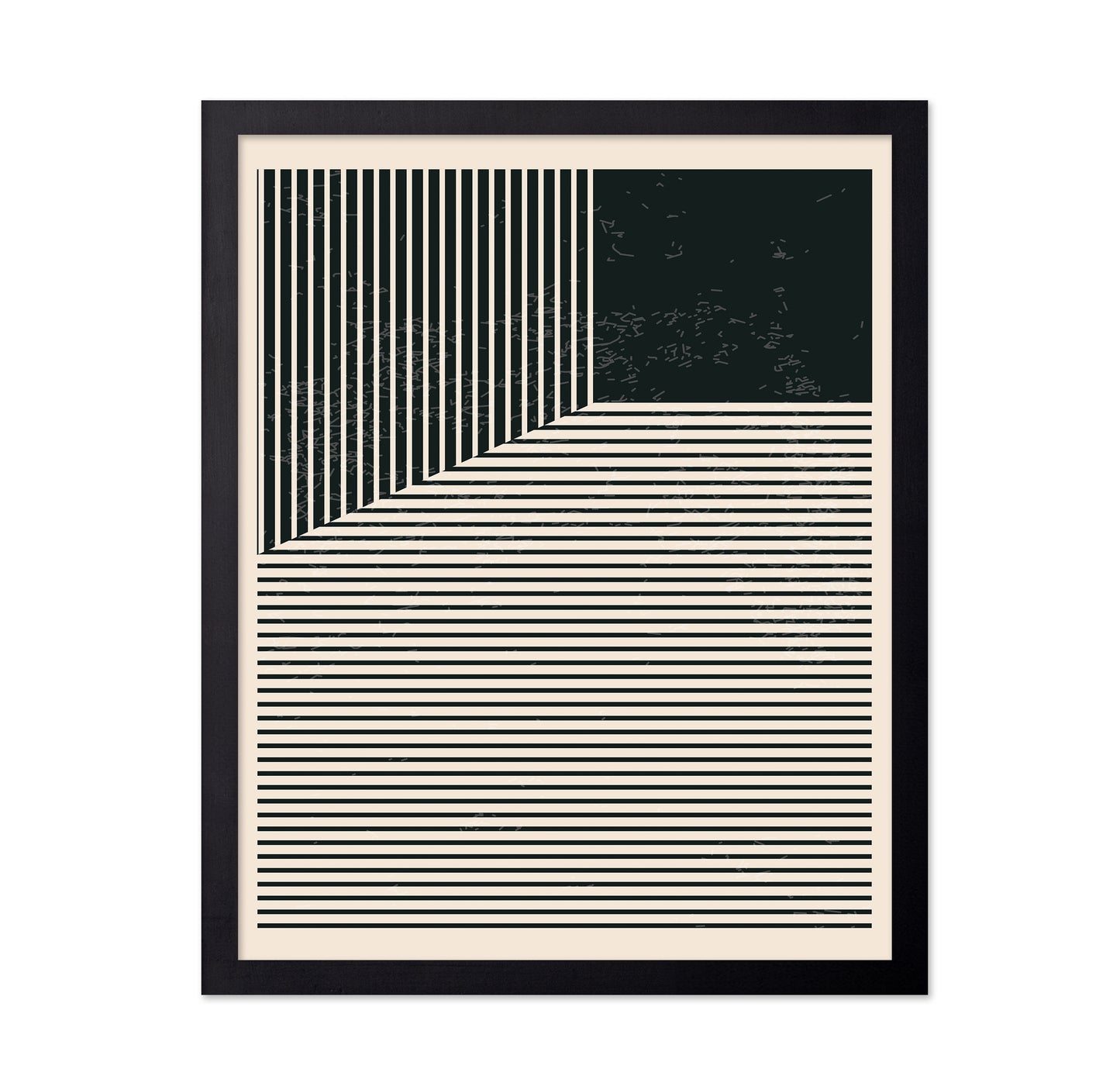 Black and White Line Series No 4