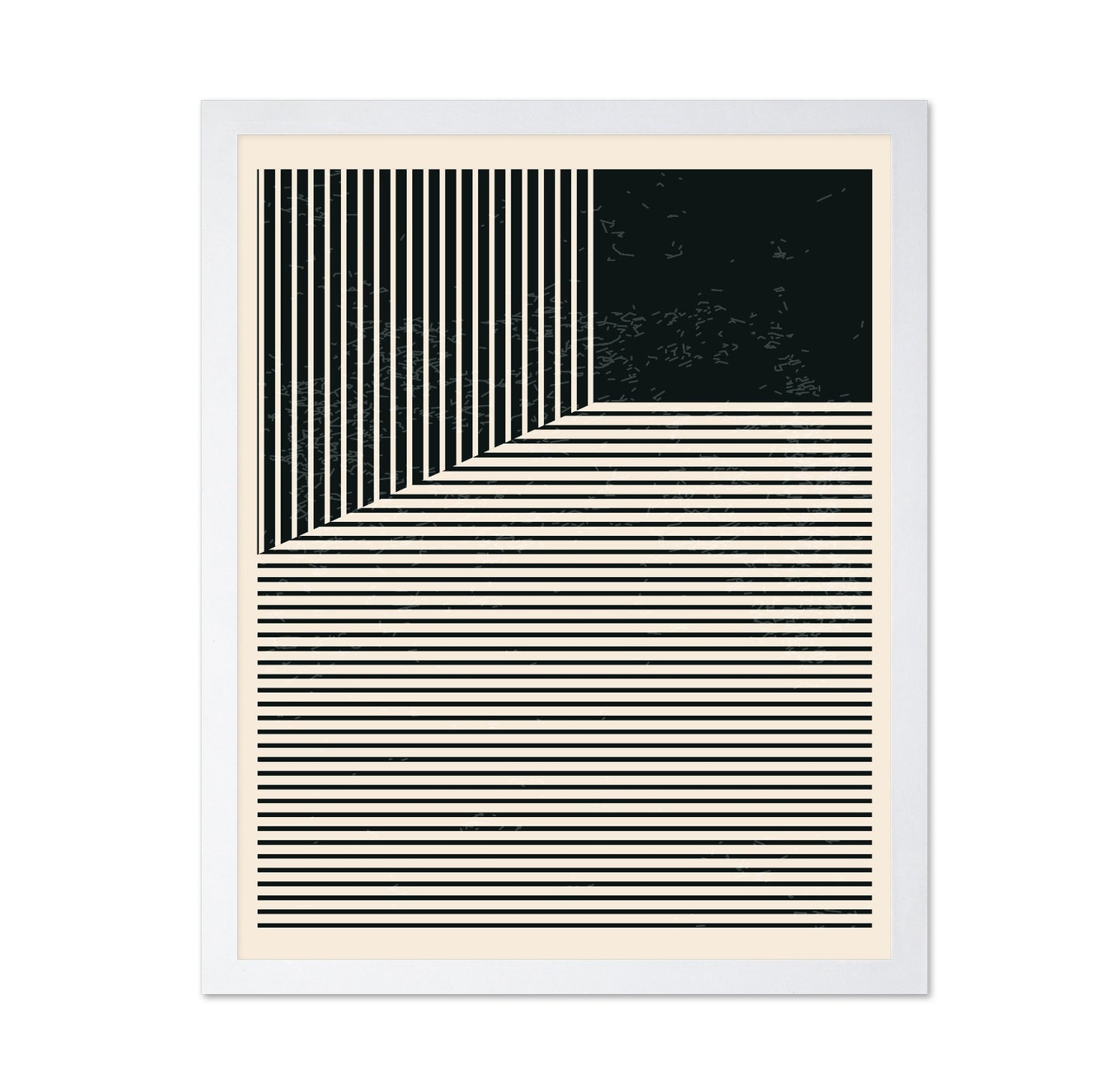 Black and White Line Series No 4