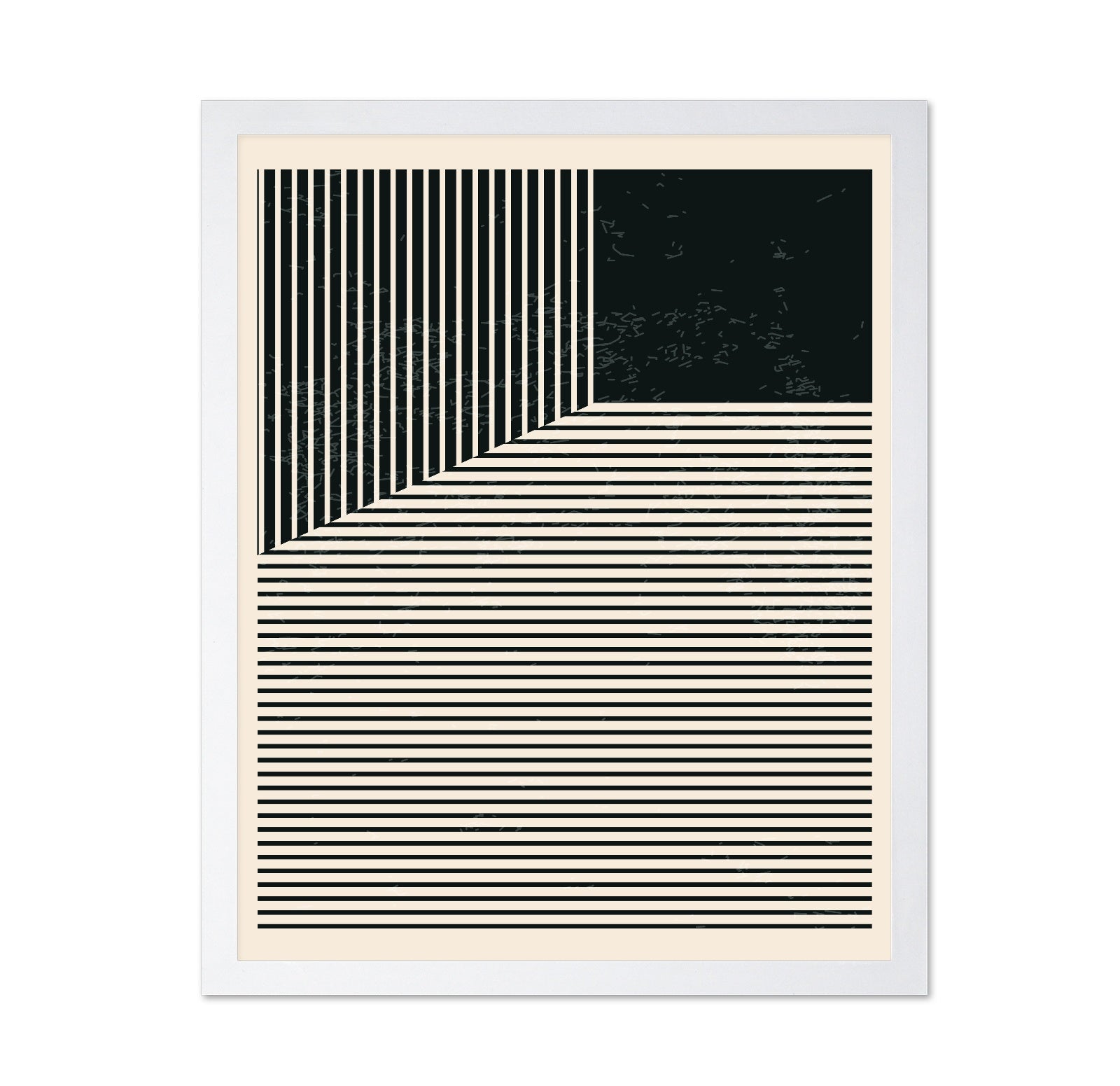 Black and White Line Series No 4