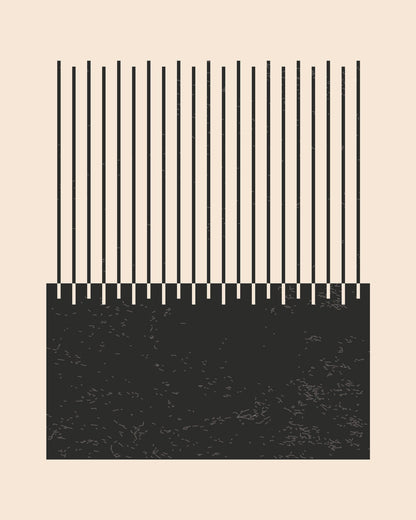 Black and White Line Series No 1