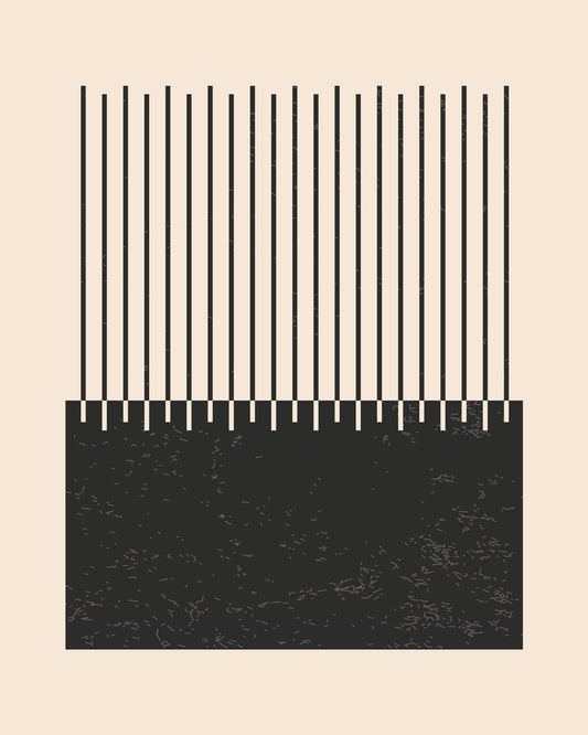 Black and White Line Series No 1