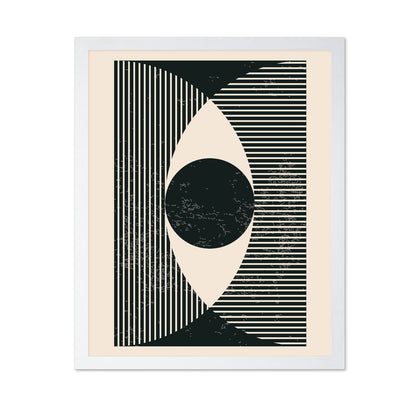 Black and White Geometric Shapes No 2