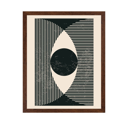 Black and White Geometric Shapes No 2