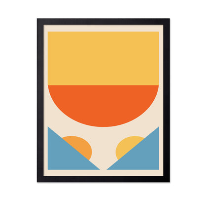 Bright Minimal Shapes Series No 1