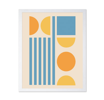 Bright Minimal Shapes Series No 3