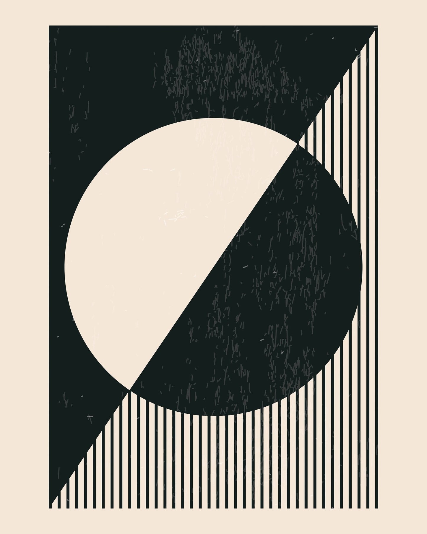 Black and White Planets Series No 3