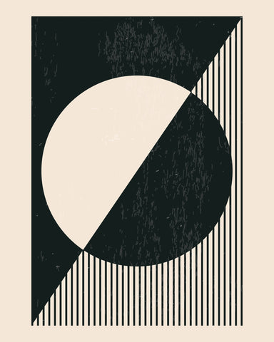 Black and White Planets Series No 3