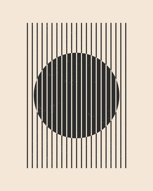 Black and White Line Series No 3