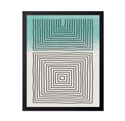 Light Green Watercolor Shapes