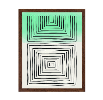 Light Green Watercolor Shapes