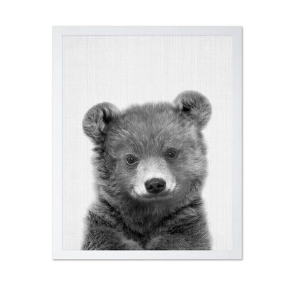 Black a White Peekaboo Bear