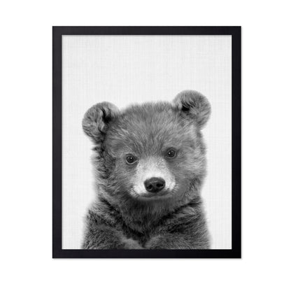 Black a White Peekaboo Bear