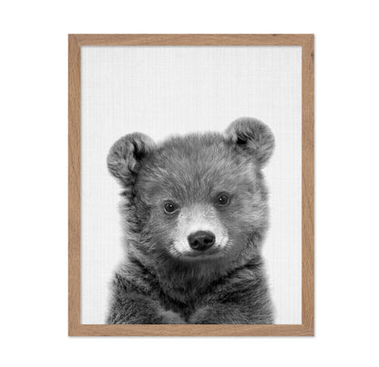 Black a White Peekaboo Bear