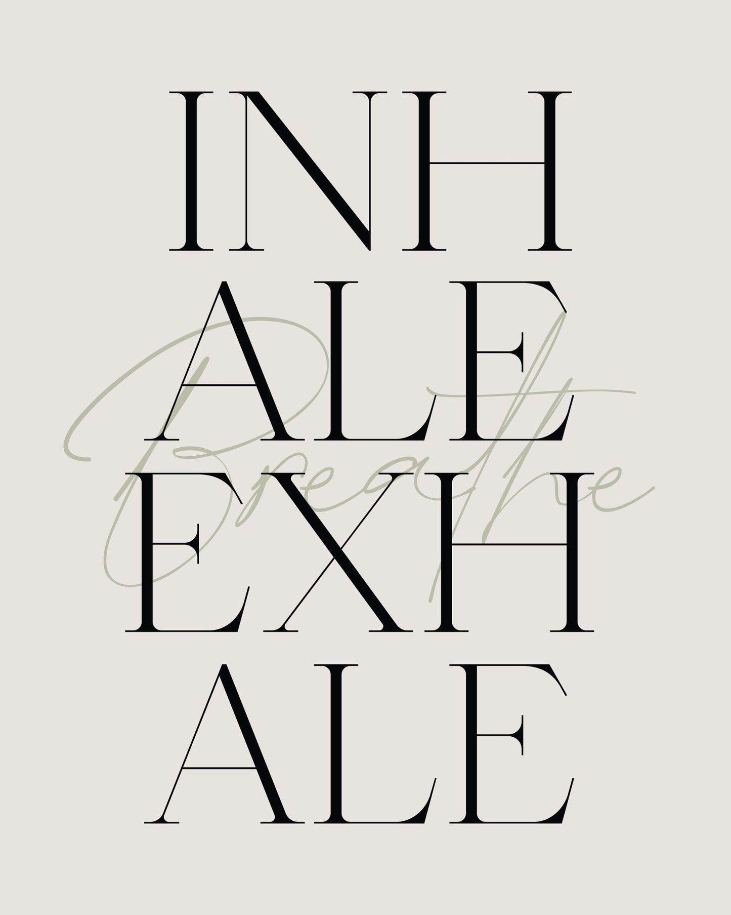 Inhale Exhale No 3