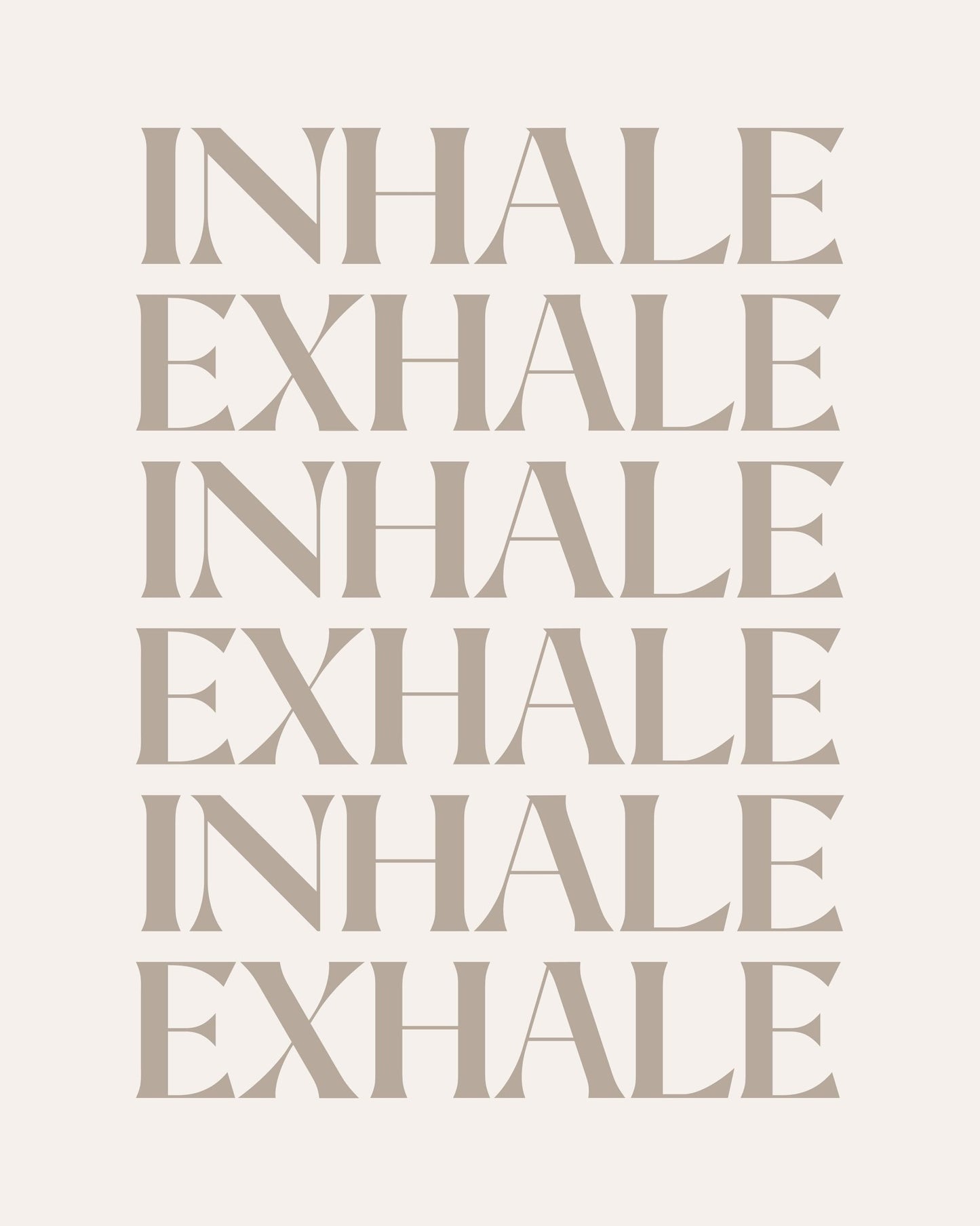 Inhale Exhale No 2